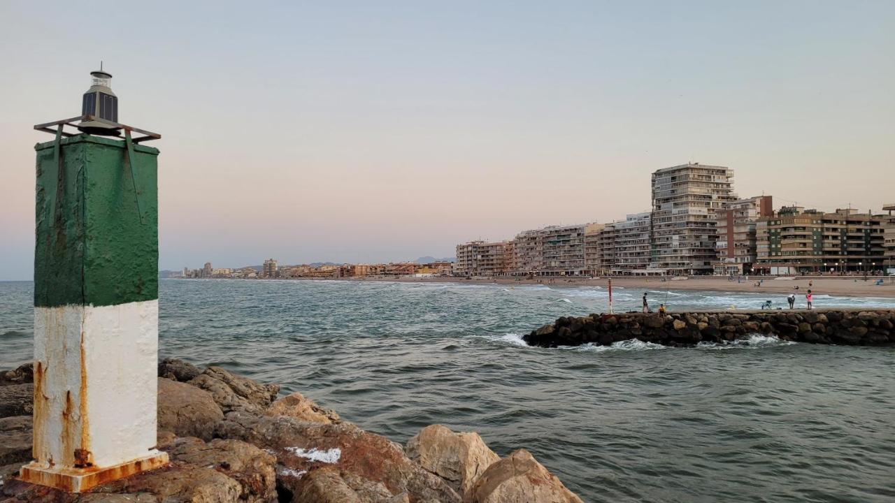Beachfront House, Valencia, Wifi, Paddle Surf Board, Incredible Views Sueca Exterior foto